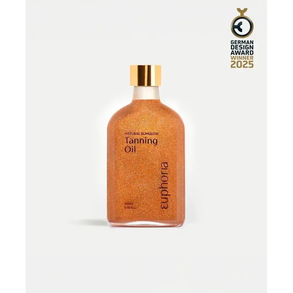 MSRP $75.00, Euphoria Pure Bliss, NATURAL SUNGLOW TANNING OIL Bronze Sunglow